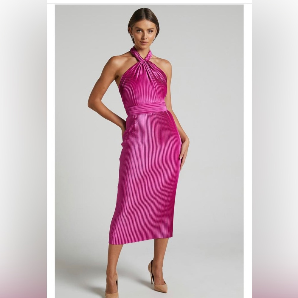 Pink cocktail dress